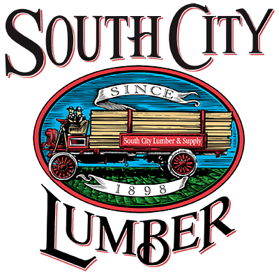 South City Lumber & Supply Company Since 1898 wagon logo