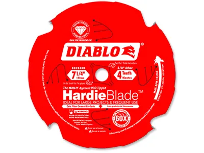 Diablo HardieBlade for fiber cement