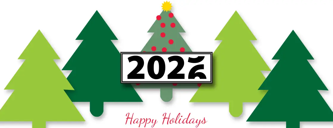 Forest of trees - Happy Holiday 2026