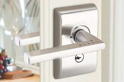 LISCIO Electronic Door Lock Keypad Leverset is a convenient way to secure a room