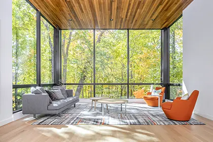 Marvin Modern Collection featuring awning windows