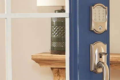 Schlage Encode Smart WiFi Deadbolt lockset provides security and peace of mind