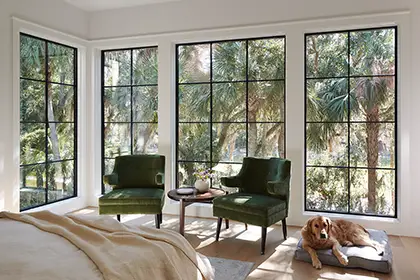 Bedroom featuring Marvin Ultimate direct glaze windows